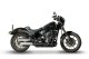 ZHD032S10SAO Výfukové koncovky Overlapped Euro 4/5, nerez satén, Harley-Davidson Low Rider S (17-24), Low Rider ST (17-24) a ďalšie