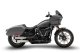 ZHD032S10SAO Výfukové koncovky Overlapped Euro 4/5, nerez satén, Harley-Davidson Low Rider S (17-24), Low Rider ST (17-24) a ďalšie
