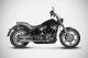ZHD032S10SAO Výfukové koncovky Overlapped Euro 4/5, nerez satén, Harley-Davidson Low Rider S (17-24), Low Rider ST (17-24) a ďalšie