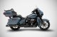 ZHD035S10SAO-CB Výfukové koncovky 4,5" slash-cut Euro 5, čierny chróm, Harley-Davidson Road Glide (17-24), Road Glide ST (17-24) a ďalšie