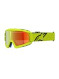 Vision Youth Vesta (žltá fluo/čierna, sklo červené zrkadlové)