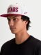 Stadium Snapback (smotanová/červená)