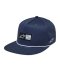Label Snapback (tmavomodrá)