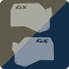 Kneepads Grippertech BMW R1300 GSA (Clear Matt)