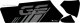 Polep kyvnej vidlice Grippertech BMW R1200/R1250 GS/GSA (biela, GS)