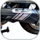 Polep kyvnej vidlice Grippertech BMW R1200/R1250 GS/GSA (biela, GS)