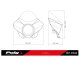 Plexi Mirage 22146 KAWASAKI ELIMINATOR 500 (24-26)