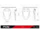 Plexi Touring s deflektorom 22457 YAMAHA TRACER 9 (25-26), TRACER 9 GT (25-26), TRACER 9 GT PLUS (25-26), TRACER 9 Y-AMT (25-26)