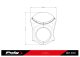 Polokapotáž s plexi Retro Semi Fairing 3170 Carbon SUZUKI SV650 (16-26)