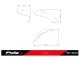 Predný spoiler GP 20523 YAMAHA YZF-R1 (20-24), YZF-R1 RACE (24), YZF-R1M (20-24)