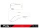 Bočné spoilery Downforce Race 21223 YAMAHA YZF-R7 (22-25)