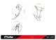 Bočné spoilery Downforce Naked 21783 SUZUKI GSX-8S (23-26)