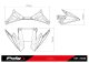 Predný spoiler Downforce Naked 21936 HONDA CB500 HORNET (24-26), CB500 HORNET ECLUTCH (26)