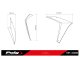 Bočné spoilery Downforce Naked 22080 YAMAHA MT-09 (24-26), MT-09 SP (24-26), MT-09 Y-AMT (24-26)
