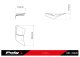 Bočné spoilery D12 22426 HONDA CB750 HORNET (25-26), CB750 HORNET ECLUTCH (26)