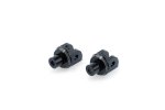 Adaptéry stupačiek jazdca 6338 APRILIA RSV4 (21-24), RSV4 FACTORY (21-24), SHIVER 750 (07-16), SHIVER 900 (17-20), TUONO 660 (21-26), TUONO 660 FACTORY (22-26); KTM 125 DUKE (11-23), 200 DUKE (12-13), 390 DUKE (13-23)