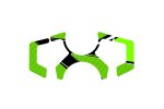 Ochranná nálepka mostíka Radikal 9626 KAWASAKI NINJA 400 (18-20, 23-24)