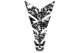 Tankpad Skull Party Black White 20594