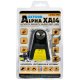 Alpha XA14 Alarm Disc Lock black / yellow (čap 14 mm)