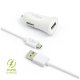 Autonabíjačka MicroUSB 2,4 A white Autonabíjačka MicroUSB 2,4 A white