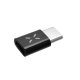 Redukcia MicroUSB / USB-C 2.0 black