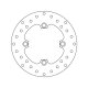 Fixed Brake Disc Oro Series 68B40766