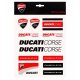 Samolepky veľké Ducati Corse 2019