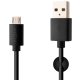 USB/micro USB dátový a nabíjací kábel 2 m, 12W