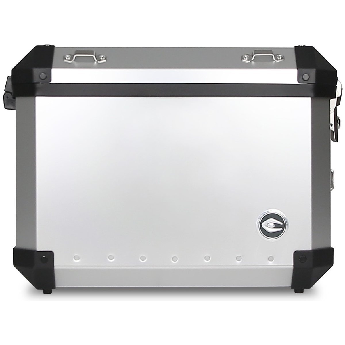 Hliníkové boční kufry Coocase X2 Aluminium Silver univerzálna