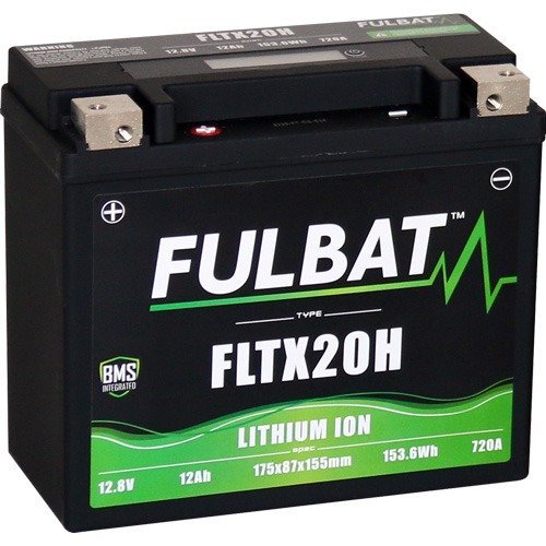 Lithiová moto baterie Fulbat FLTX20H (12,8V/12Ah-720A) univerzálna