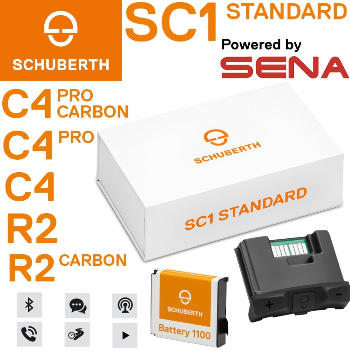 SENA Interkom SC1 Standard Schuberth C4/R2